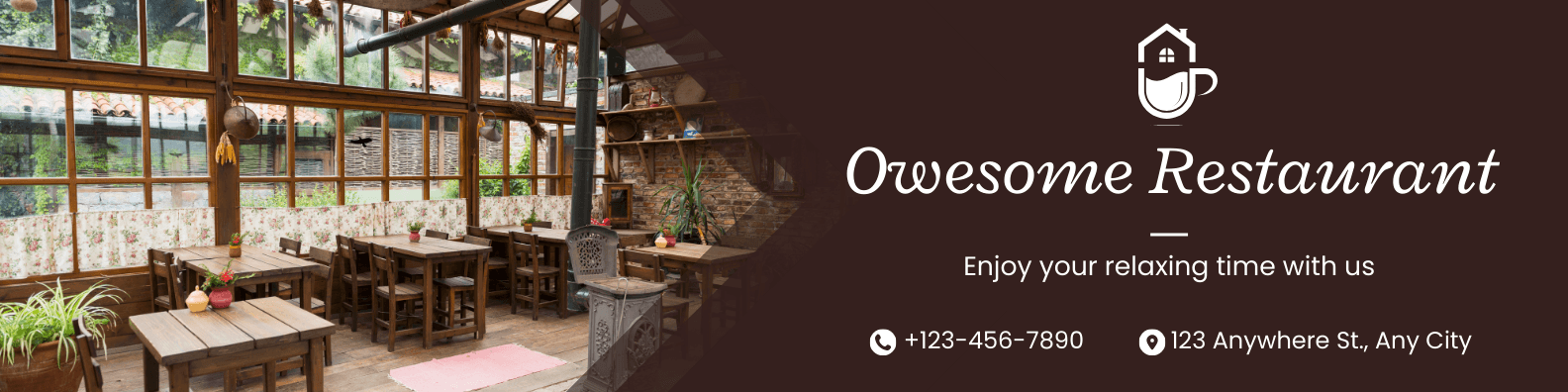 bown minimalist cafetaria linkedin banner